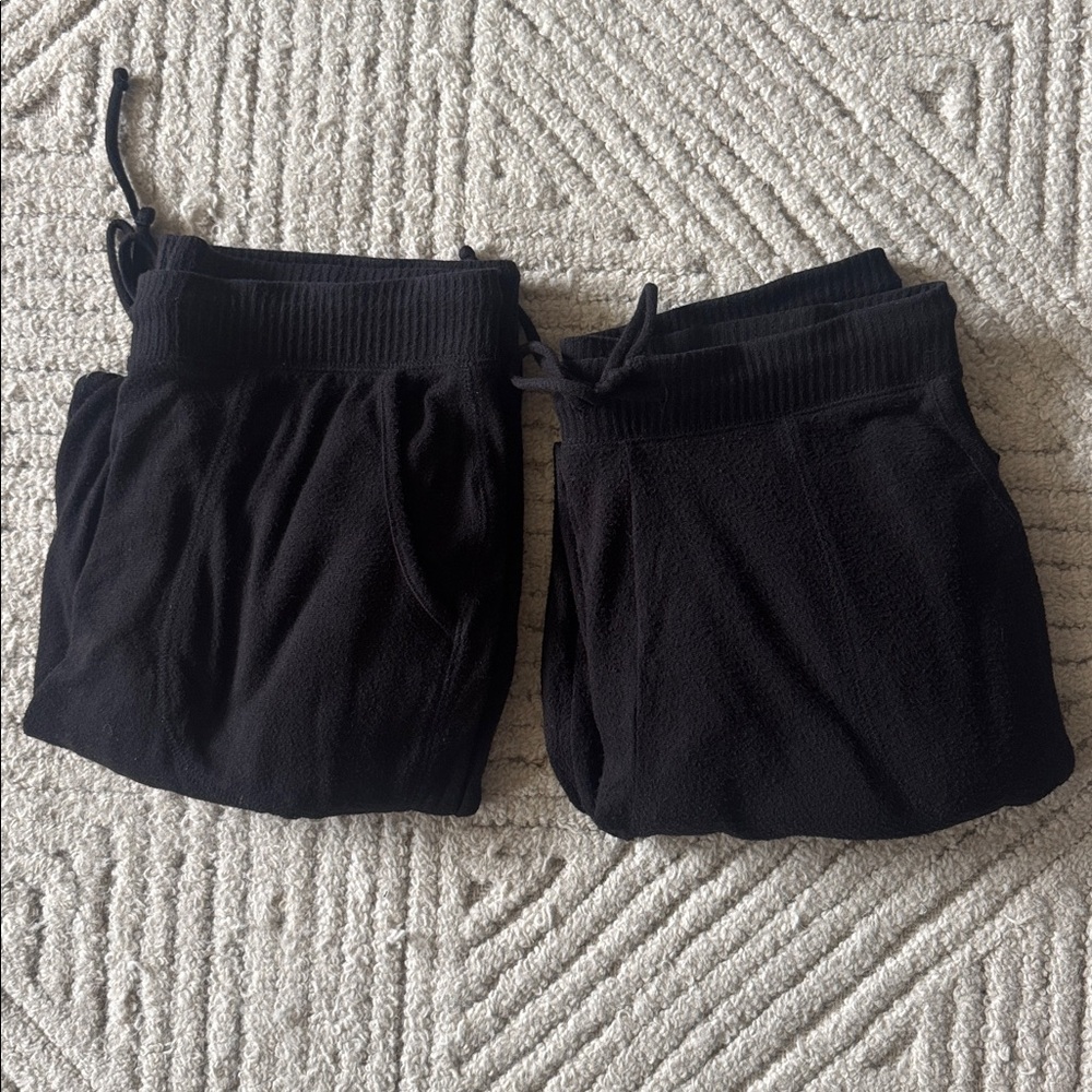 Old Navy Soft Plush-knit Jogger Lounge Pants - lot of 2